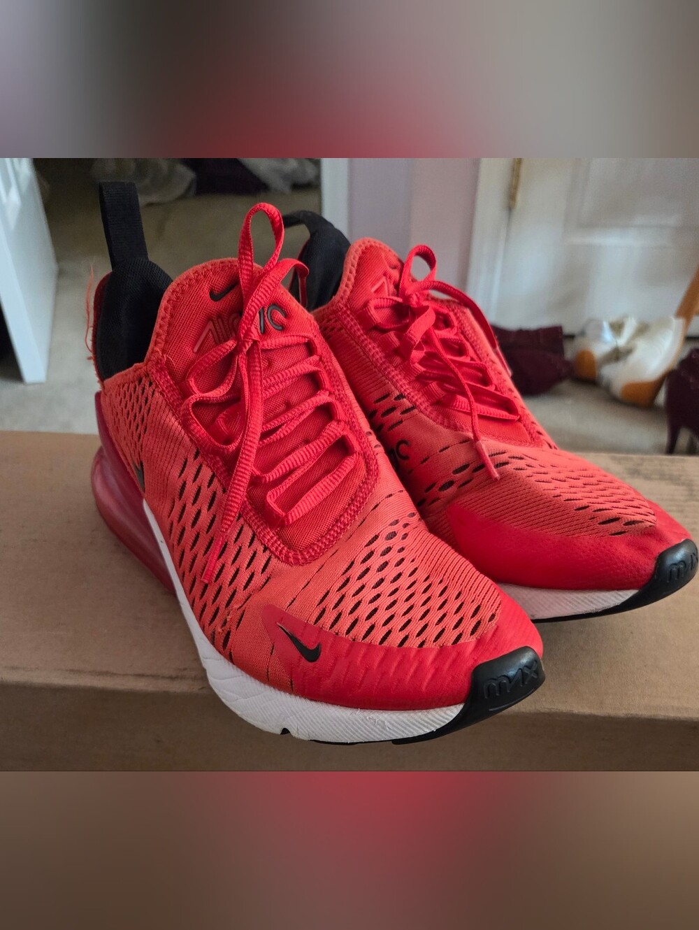 Nike Air Max 270 Habanero Red Men's Size 8.5 (AH8050-601)